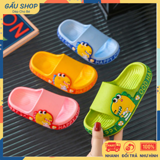 Dép bánh mì Sticker Khủng long răng sún dễ thương siêu êm cho bé trai bé gái từ 2- 6 tuổi  | Gấu Shop