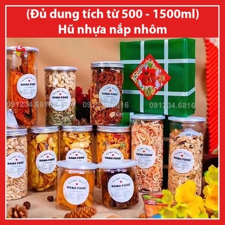 1 cái - hũ nhựa nắp nhôm - lọ nhựa nắp nhôm - hũ nhựa nắp bạc - lọ nhựa nắp bạc