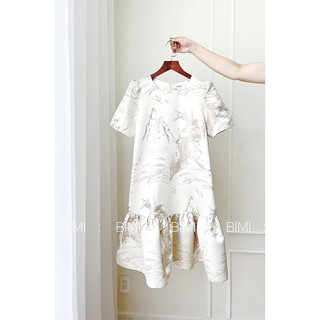 ĐẦM GẤM HOA TIẾT - BIMI