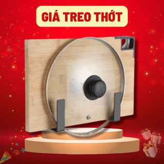Kệ Thớt Treo Tường Giá Để Thớt Dán Tường Không Cần Khoan Sơn Tĩnh Điện Phong Cách Bắc Âu