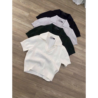 Áo Dệt Kim Polo