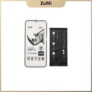 Kính CườngLực Tê Giác 10D Full Màn Cho iPhone 15Promax Đến 7Plus-ZUMI STORE