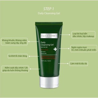Gel rửa mặt daily effect 120ml