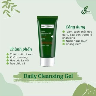 gel rửa mặt daily effect 120ml
