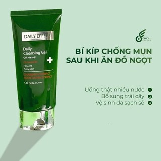 gel rửa mặt daily effect 120ml