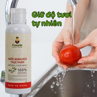 Nước Ngâm Rửa Rau Quả, Thực Phẩm FUWA3E Chứa 100ML Enzyme Dứa, Làm Sạch Thực Phẩm, Khử Mùi An Toàn