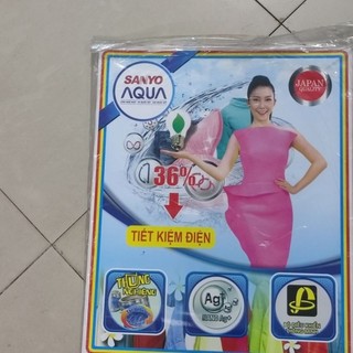 tem dán máy giặt Sanyo Aqua