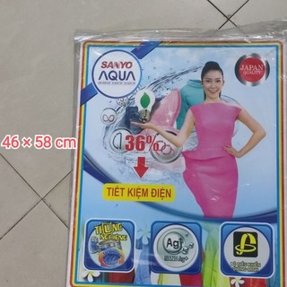 Tem dán máy giặt Sanyo Aqua