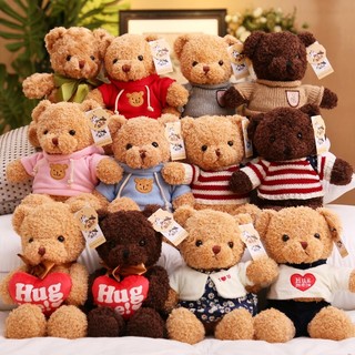 Gấu Bông Teddy Head Tales Thú Nhồi Bông Lông Xù Size Mini 30-38-50 cm