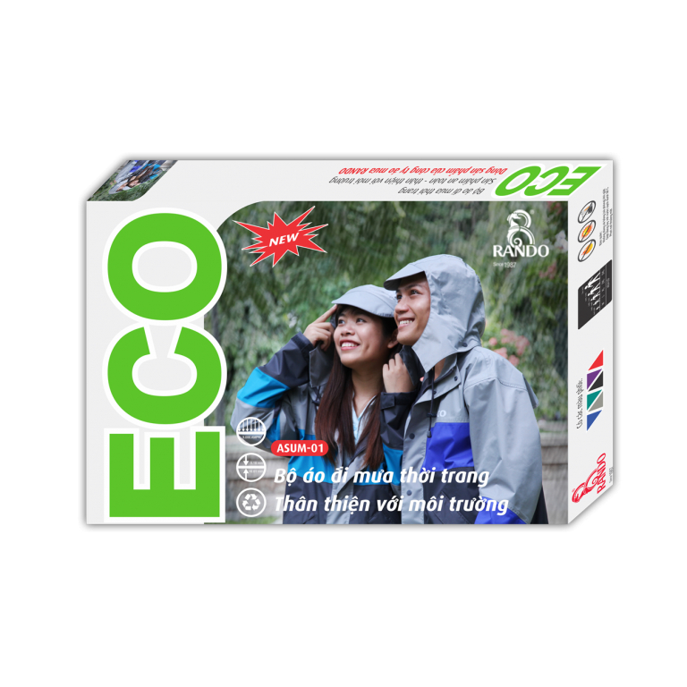 [HÀNG CHÍNH HÃNG] BỘ ÁO MƯA ECO RANDO -  ASUM-01