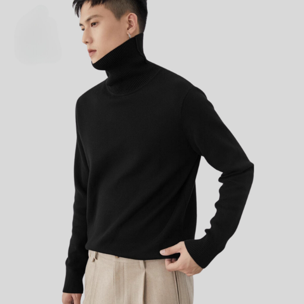 Áo Len Nam Cổ Lọ TRENDLUXE Lông Cừu Dài Tay Dày Dặn Mềm Mịn Cực Ấm Kiểu Dáng Hàn Quốc Sweater Nhiều Màu