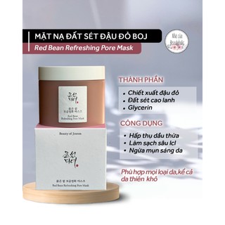 Mặt nạ đất sét đậu đỏ beauty of joseon red bean pore refreshing mask