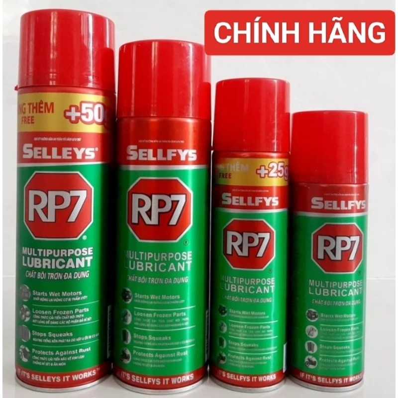 Chai xịt bôi trơn chống rỉ RP7/ dầu xịt bôi trơn chống ghỉ RP7