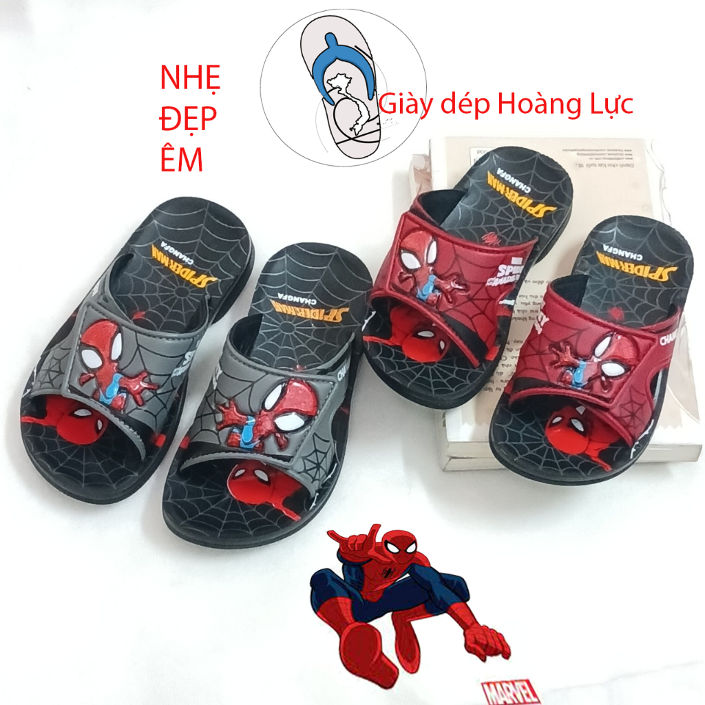 DÉP ĐI TRONG NHÀ PU SIÊU NHÂN NHỆN BÉ TRAI.