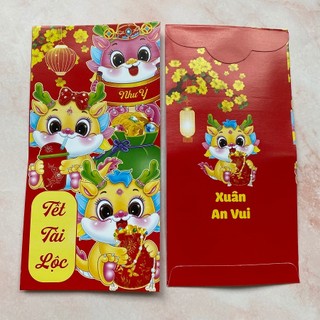 (COMBO 10 CÁI )Bao Lì Xì Tết 2024