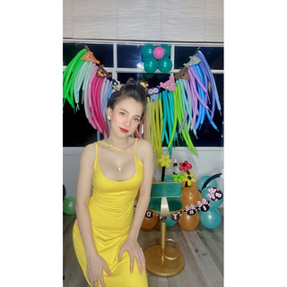 Đầm vàng tôn da , tôn dáng cực kì 😘