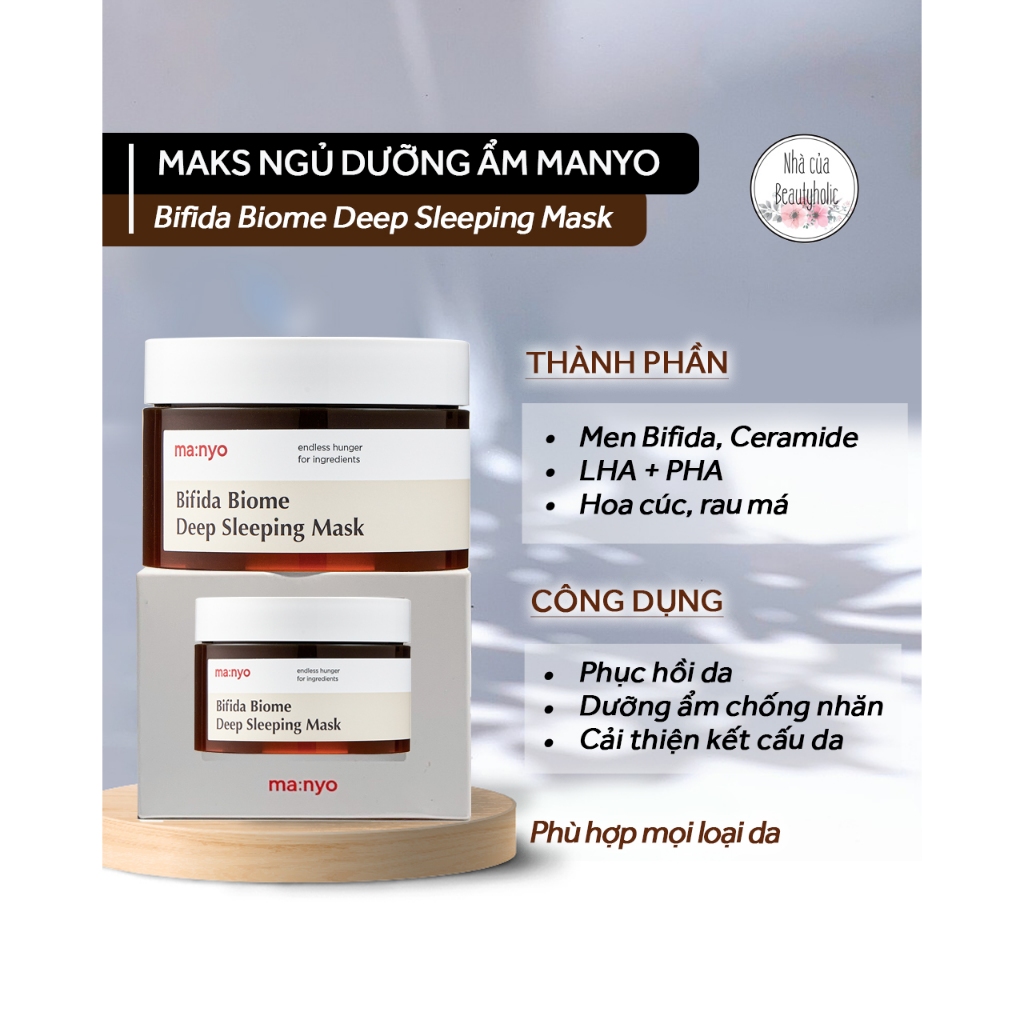 Mặt nạ ngủ MANYO FACTORY BIFIDA BIOME DEEP SLEEPING MASK