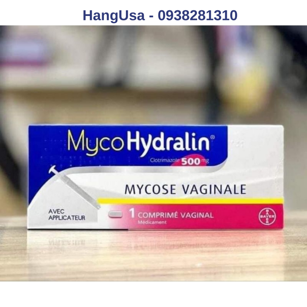 Viên Vệ Sinh Phụ Nữ Myco hydralin 500mg của Pháp Mẫu Mới 2027