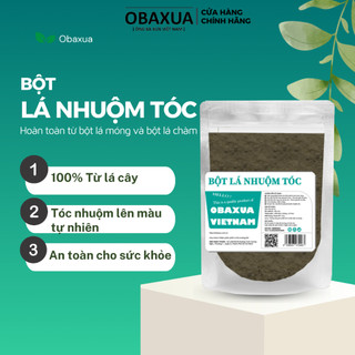 Bột Lá Nhuộm Tóc - Túi zip tiết kiệm 50Gr - Chiết xuất 100% bột lá Móng lá chàm thiên nhiên- Handmade