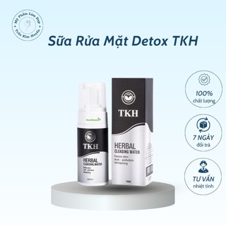 Sửa rửa mặt detox trần kim huyền làm sạch sâu loại bỏ bã nhờn