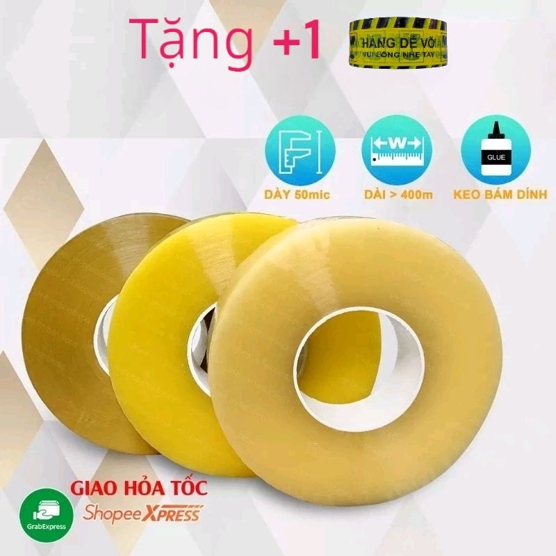 Combo 6 cuộn 1kg băng dính