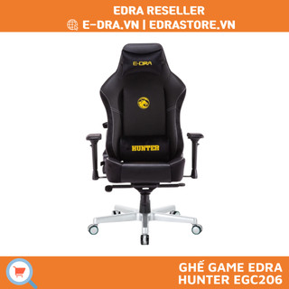 Ghế game, ghế gaming EDra Hunter EGC206 màu đen - Hàng chính hãng