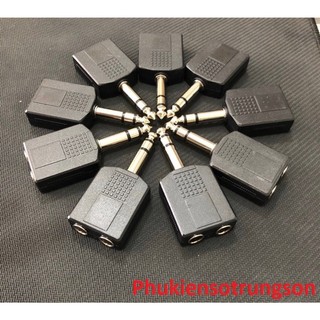 Đầu Chia 1 Ra 2 Lỗ Jack 6 Ly