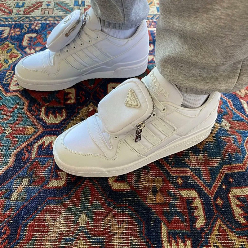 [Chính Hãng] Giày thể thao Adidass x Prada Full White (Free Ship)