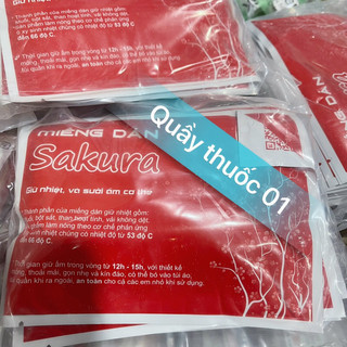 Miếng dán giữ nhiệt Sakura )- hàng tốt