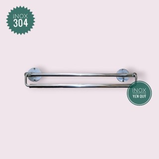  INOX 304 THANH TREO KHĂN NHÀ TẮM   THANH VẮT KHĂN MẶT KHĂN TẮM DÁNG CONG MẪU MỚI CHỐNG NƯỚC DÀI 50 60 80 CM SÁNG BÓNG 