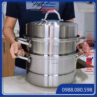 Bộ nồi xửng hấp 3 tầng 28cm chockmen ckm142