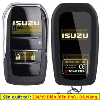 Vỏ Độ gập Chìa khoá xe ô tô Isuzu Dmax, Mux V990