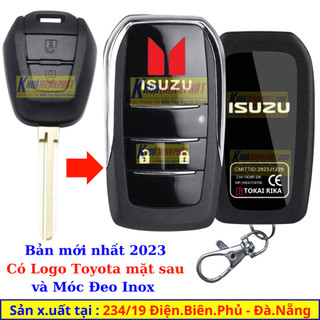 Vỏ Độ gập Chìa khóa xe ô tô Isuzu Dmax, Mux V990