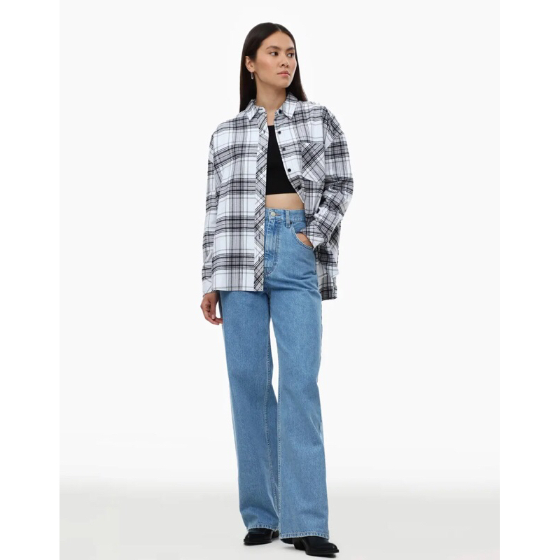 Áo sơ mi nữ oversize xuất Nga dư xịn