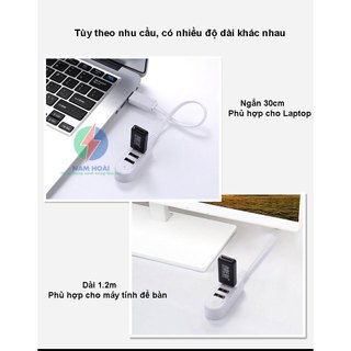 Thiết bị chia cổng USB 3 cổng có đèn led