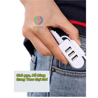 Thiết bị chia cổng USB 3 cổng có đèn led