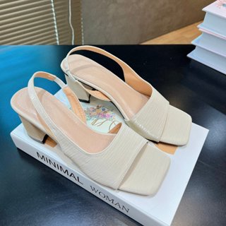 Sandal nữ gót vuông 5p giày nữ công sở Xưởng Giày Pandor SDXuoc