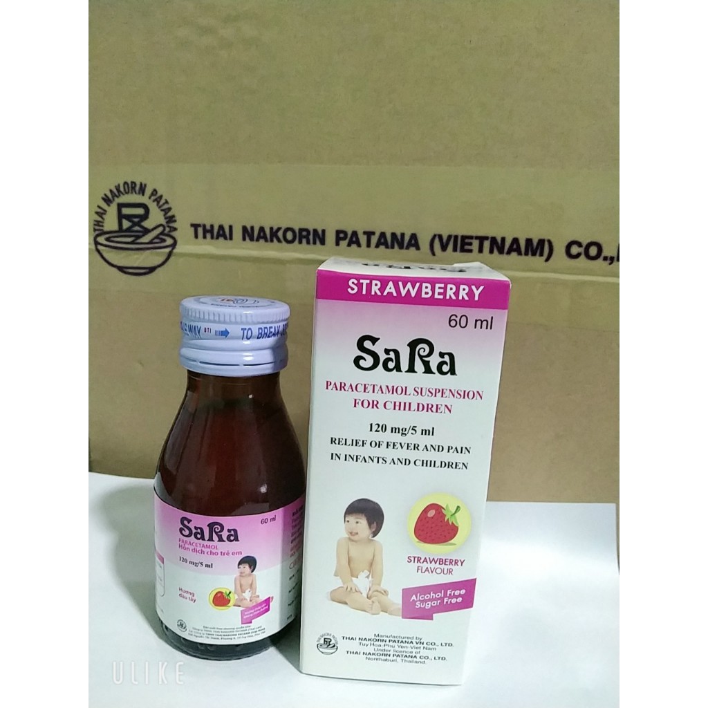 Siro SARA Chai 60ml.
