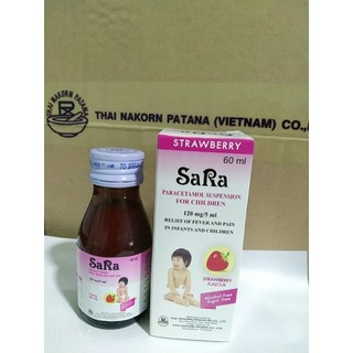 Siro sara chai 60ml.