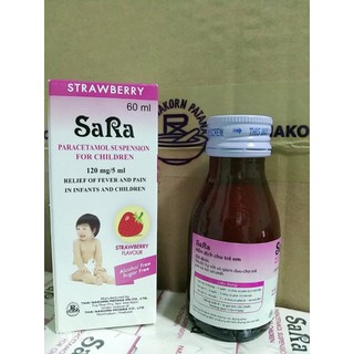 Siro SARA Chai 60ml.