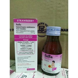 Siro SARA Chai 60ml.