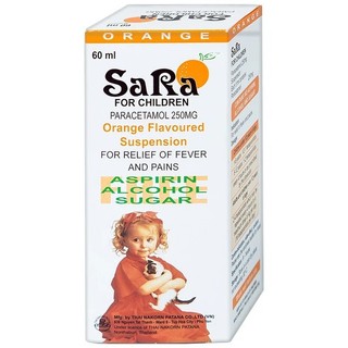Siro SARA Chai 60ml.