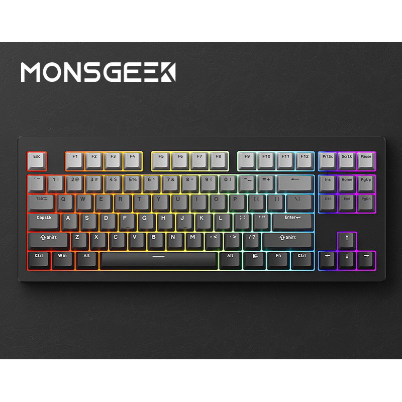 Bàn Phím Cơ Không Dây Monsgeek M3W | Nhôm CNC | 3 Mode | Mạch Xuôi | Hotswap | Led RGB