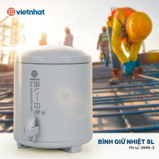 Bình giữ nhiệt nóng lạnh 6L, 8L, 10L nhựa Việt Nhật có vòi tiện dụng giá rẻ th09
