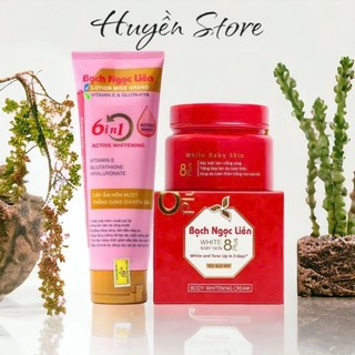 Kem Bạch Ngọc Liên đỏ 8 plus CHÍNH HÃNG hủ 150g MUA 1 TẶNG 1