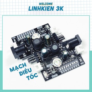 Mạch điều khiển tốc độ quạt FA01, quạt 5v,9v,12v điều chỉnh tốc độ 9 cấp độ gió, điều chỉnh tốc độ qua cài đặt nhiệt độ
