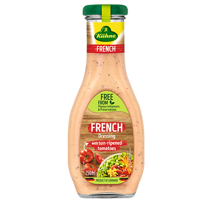 Các sốt salad Kuhne nhập khẩu từ Đức - French Dressing, Vinaigrette, Italian Dressing