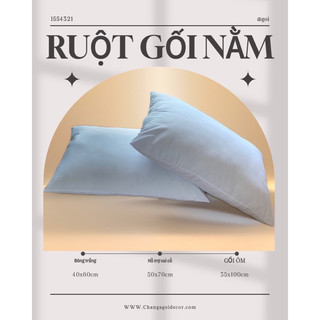 Gối Nằm bông gòn 100% polyter mềm êm