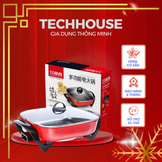 Nồi lẩu điện,chảo điện đa năng Kangchenhe dung tích 4L - 5L