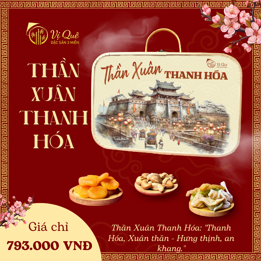 Giỏ quà tết 2026 - Vị Quê -THẦN XUÂN THANH HÓA-duoc-ban-tai-Vị Quê - Quà Tặng Đặc Sản